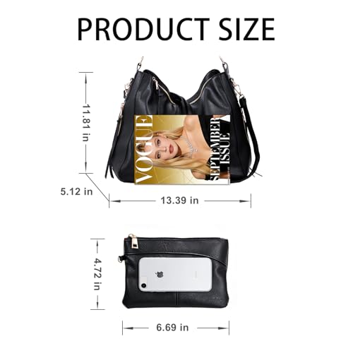 Bolso Hobo para Mujer con Gran Capacidad y Clutch miniatura 4