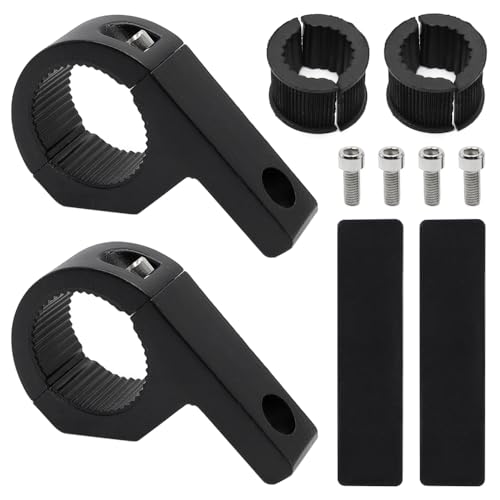 GYSRXS 2 Sätze Arbeitsleuchten Halterung 25-35MM Universal Light Bar Halterung Scheinwerfer Halterung für Auto,Motorrad,Frontschutzbügel,Geländewagen(Schwarz)
