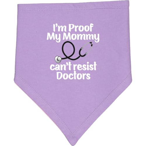 inktastic Proof Mommy Cant Resist Doctor Dad Baby Bandana Bib