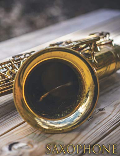 SAXOPHONE: Cahier de musique pour saxophoniste – saxophone - Carnet de partitions - Papier manuscrit