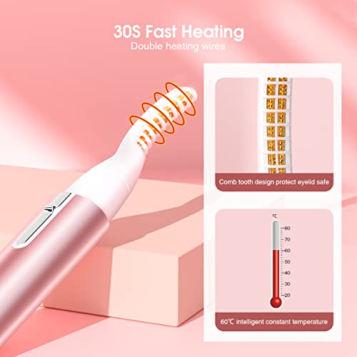 TOUCHBeauty Modelador de cílios aquecido - Modelador elétrico de cílios com pente - modelador de cíl