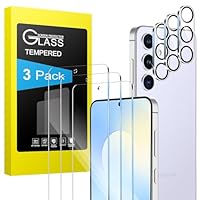 COPIKE Lot de 6 Protections d'écran, 3 x Verre Trempé Samsung Galaxy S25 FE 5G et 3 x Protection Caméra Arrière, Dureté 9H Résistant aux Rayures Sans Bulles D'air
