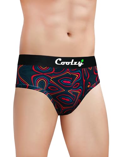 Image of Cotton Spendex Fabric Altra Soft Brief Printed Underwear Pack of 3