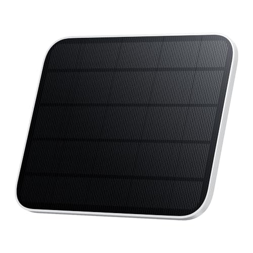 XIAOMI Outdoor Camera Solar Panel - Carga de Alta Potencia de 5W, Conector USB-C Resistente al Agua, IP66, Cable de 3m, Blanco (Versión ES)