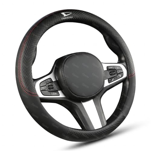 ダイハツ 車用 ハンドルカバー ハンドル保護 ステアリングカバー フ ミラ タント ムーヴ タント LA600 LA610 LA600S LA610S TANTO CUSTOM ブーン ロッキー ハンドルカバー車用軽自動車ステアリングカバー本革汎用おしゃれ