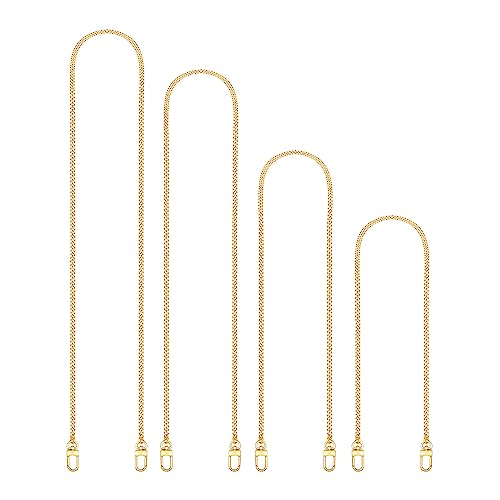 Image of jiesinlov Purse Chain Strap for Handbag Gold Chains Shoulder Bag Strap Replacement,with Metal Buckles (A 23.6in)