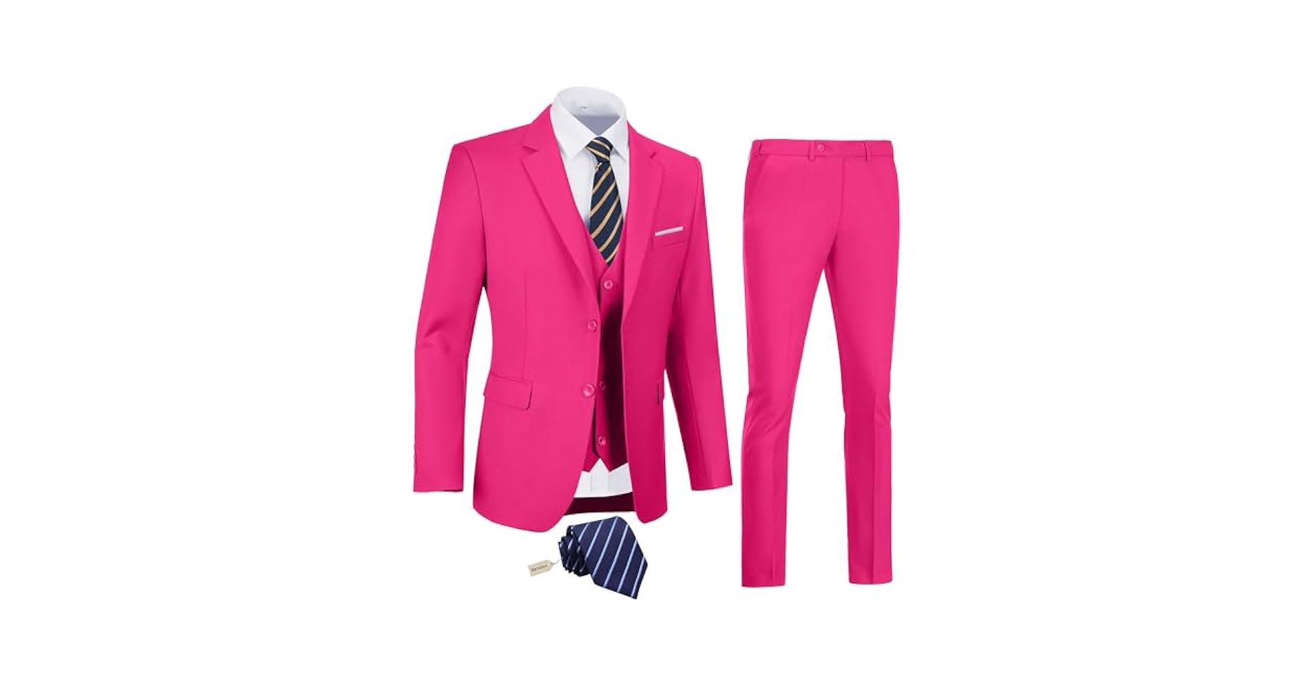 Men Suits Slim Fit Black Business Wedding 3 Piece Tux