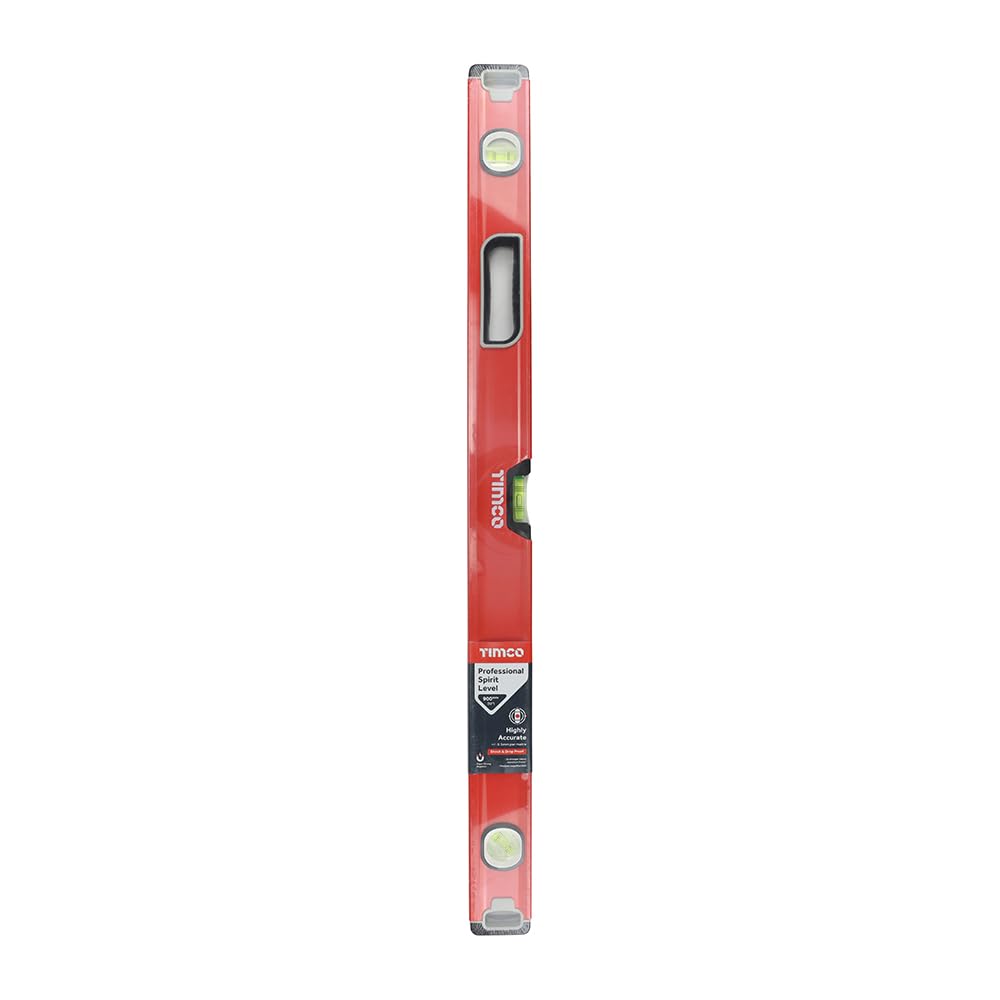 TIMCO - Professional Spirit Level - Box Beam (Size 900mm - 1 Each), Red - Image 2
