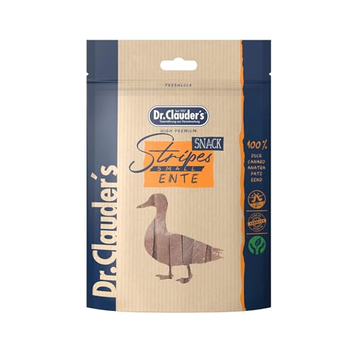 Produktbild von Dr. Clauder Dog Snack Stripes Small Ente - 80 g