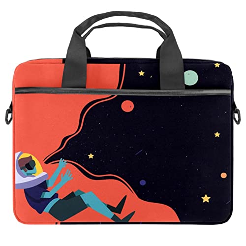 Sac bandoulière PC 13-14.5 pouces Galaxy Universe imprimé abstrait multicolore