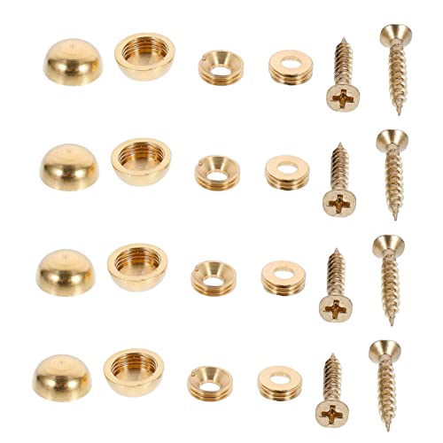 Unomor Screw Covers Caps Advertising Nails Mirror Screws Cap Cover 8pcs Set for Sign Mounting