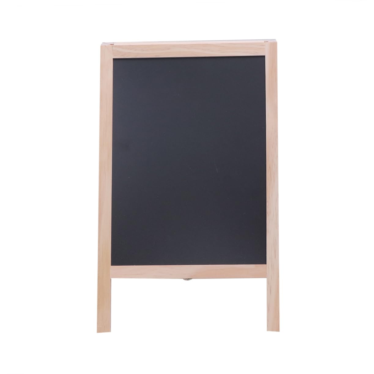 HOMSFOU Tableau Noir Double Face Bois 25 X 40 Cm Support Chevalet Trépied pour Comptoir de Bar et Garçon et Filles Usage Bureau Scolaire Couleur Aléatoire