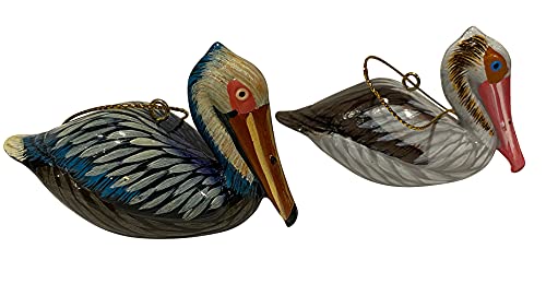 Westman Works Pelican Ornament, realistischer Vogel-Weihnachtsbaum, 10 cm lang Cover