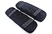 FUYUFU 2pcs Coude Oreiller Accoudoir en Mousse Mémoire pour Chaise de Bureau et Chaise de Jeu Coussins de Bras de Chaise (Noir)