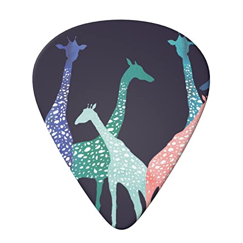ASDTEHCY Lot de 6 médiators en celluloïd, colorés, pour les amateurs de girafe, fins, moyens et lourds pour guitares… - Les Beatles, Paul McCartney, John Lennon, RIngo Starr, George Harrison ASDTEHCY Lot de 6 médiators en celluloïd, colorés, pour les amateurs de girafe, fins, moyens et lourds pour guitares… – Image 4