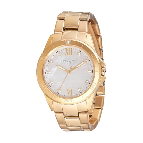 Montre MOP Pierre Cardin Observatoire éclat en or blanc pour femme raffinée