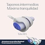 Alpine SleepDeep - Soft Ear Plugs for Sleeping and Concentration - New 3D Oval Shape and Noise Reducing Gel for Better Attenuation - 27 dB - Ideal for Side Sleeper - 1-Pair Reusable: M/L White - Image 3