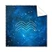 Starry Night Aquarius Zodiac Constellation Cleaning Cloth Phone Screen Glasses Cleaner 5pcs