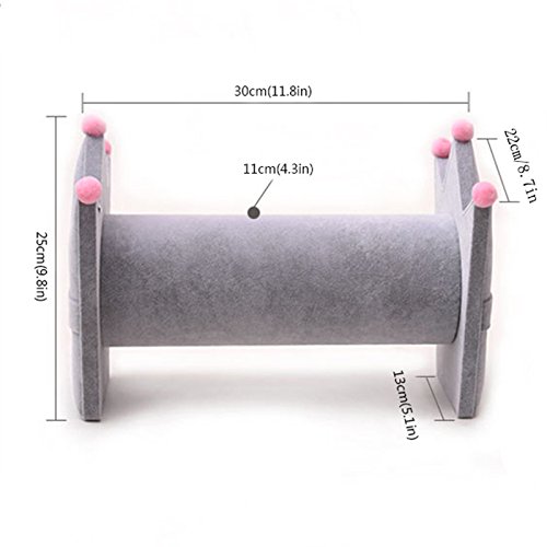 TINTON LIFE® Hairband Hair Clasp Holder Display Stand with Earring Organizer(Pink)