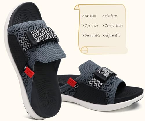 Image of COFACE Women's Orthotic Sandals Comfortable Plantar Fasciitis Arch Support