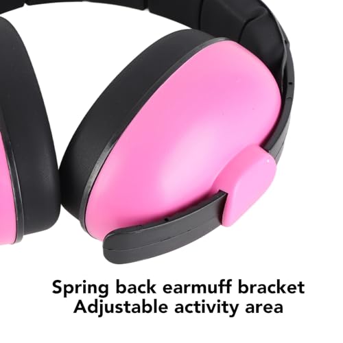 Luqeeg Hearing Protection Ear Muffs for Noise Reduction Sound Blocking Earmuffs Portable Ear Muffs for Industrial Effective Ear Protection for Shooting Mowing - Image 4