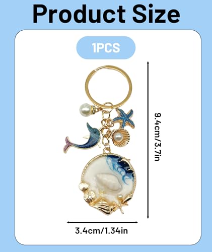 Image of 6 PCS Aesthetic Keychain, Cute Butterfly Bag Charms for Girls, Alloy Metal Key Chain Set with Six Pieces