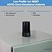 Proxicast Vandal Resistant 4x4 MIMO Low Profile 4G/5G Omni-Directional Screw Mount Antenna - 10 ft Coax Leads - for Cisco, Cradlepoint, Digi, Pepwave, Sierra Wireless and Others (ANT-121-M44)
