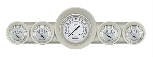 Classic Instruments CH59CW54-LS Classic White Direct Fit Gauge Package LS Swap Fits 1959-1960 Full-Size Chevy