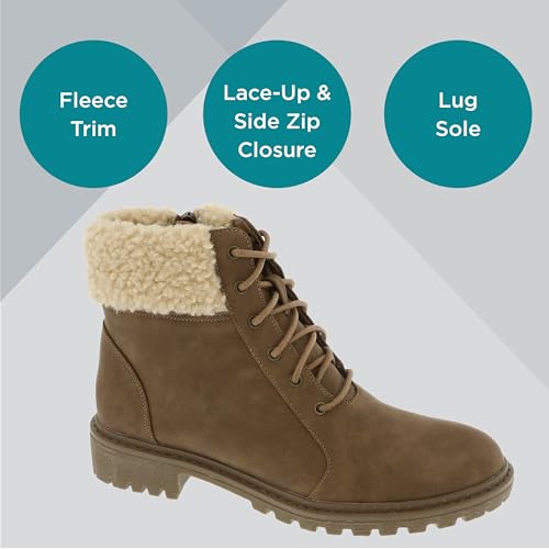 Masseys Women's Hazel Lace-Up Lug Sole Boot3