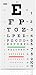 Eye Chart, Snellen Eye Chart, Wall Chart, Eye Charts for Eye Exams 20 feet 11 X 22 in.