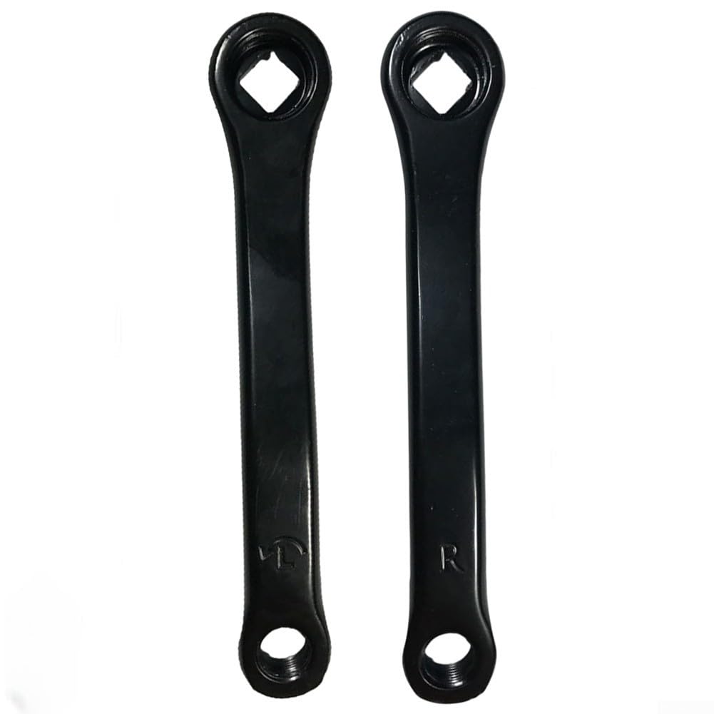 Jeu De Manivelles (pédalier) Vélo 152mm - Noir, Alliage Alu, Pour VTT, Neuf