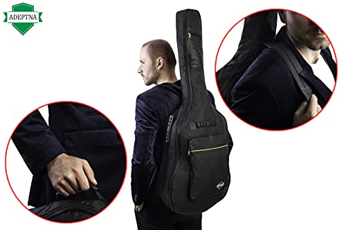 ADEPTNA Étui de transport rembourrée et résistante pour guitare acoustique classique, étui entièrement étanche… - Les Beatles, Paul McCartney, John Lennon, RIngo Starr, George Harrison ADEPTNA Étui de transport rembourrée et résistante pour guitare acoustique classique, étui entièrement étanche… – Image 4