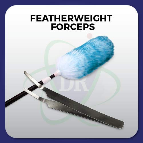 Dr Instruments Entomology Forceps, One Long Points And One Short Broad Points. Ideal For A Delegate Entomology Work. Superlight Flexible Stainless-Steel, Construction. Set Of 2. #TOP6