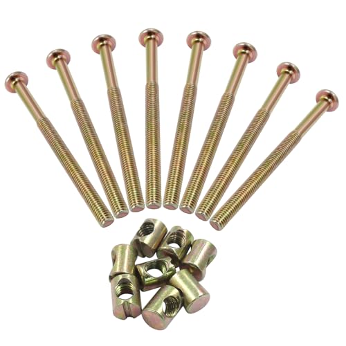 Biaungdo QY20231122-003 M8 X 110Mm Bunk Bed Bolts, Hex Drive Socket Furniture Barrel Screws Bolt Nuts Furniture Crib Baby Bed Bolt thumb #3