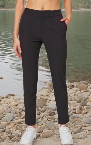 Mondetta Womens Lined Tailored Pant High-Rise Comfort Stretch (12, Black)4