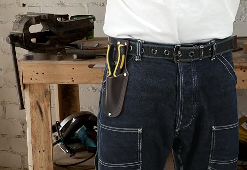 Image of Box Cutter Holster,Utility Knife Holder,Pliers Holster,Pliers Holder,Pliers Pouch for Belt Suitable for Pliers, Scissors, Knives and Similar implements.