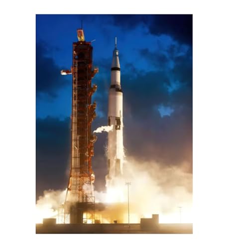 Station spatiale affiche grand format toile sans cadre deco