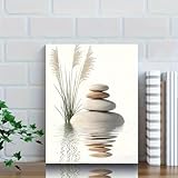 Facile à accrocher : l'œuvre d'art est déjà tendue sur un cadre en bois solide, enveloppée dans une galerie, munie de crochets et d'accessoires, prête à être accrochée