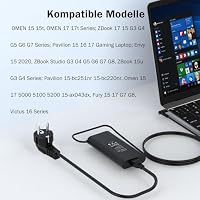 200W Laptop Ladekabel Netzteil Kompatibel für HP Ladegerät 4,5 x 3,0 mm – Ansicht 4