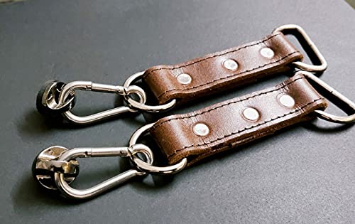 Image of Golden Arrow Leather Camera Strap Belt with Personalised Logo (Black)