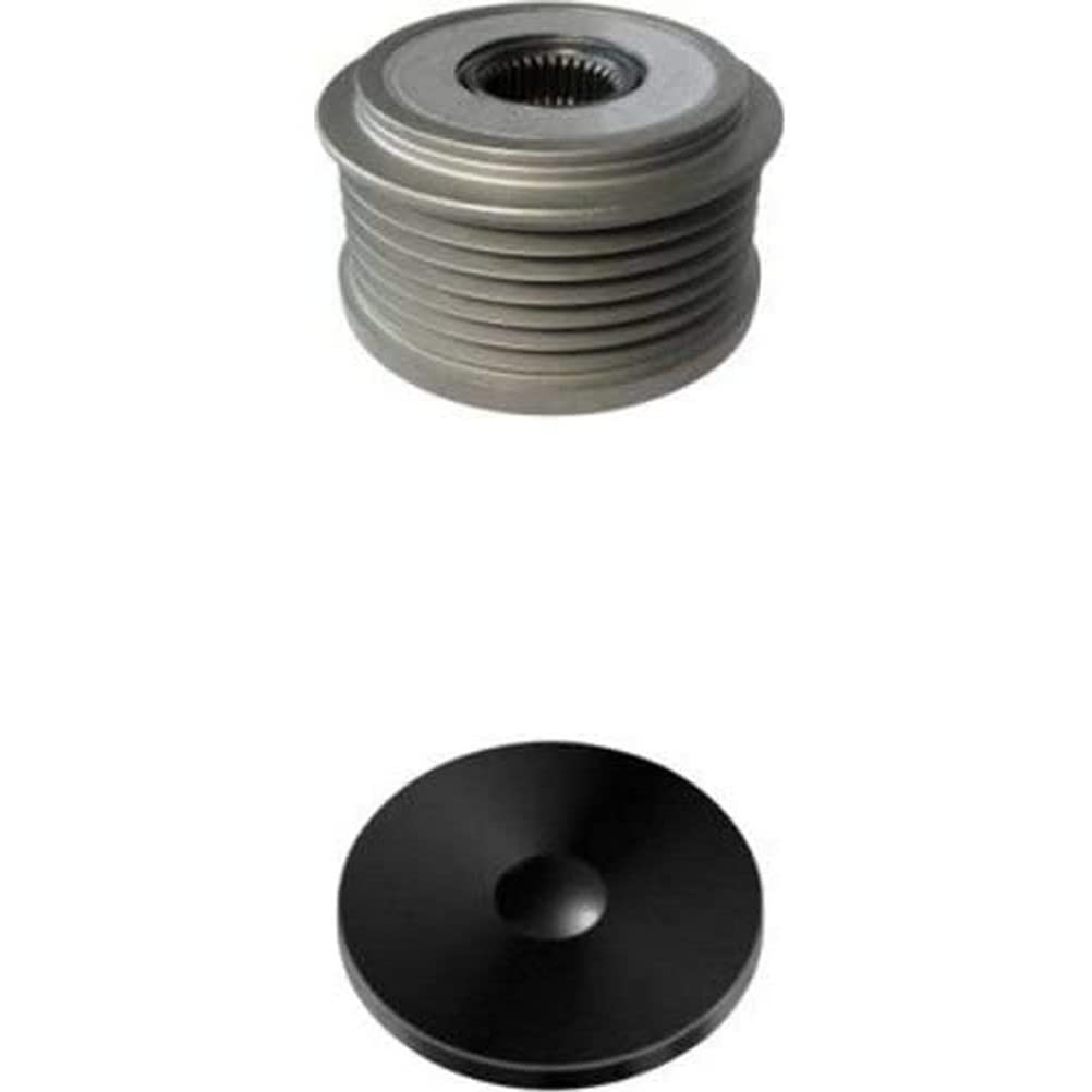 HELLA Puleggia Ruota Libera Alternatore 9XU 358 038-211 – Filettatura M16x1,5, 6 Scanalature, Con Calotta, Per Valeo/Bosch, Qualità OE