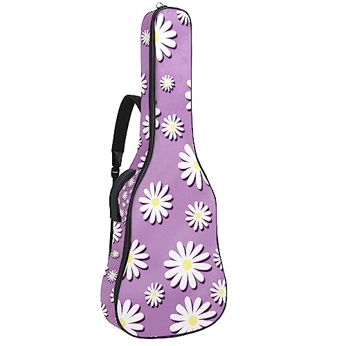 Housse pour guitare acoustique – Motif élégant avec fleurs bleues Grand étui pour guitare compatible avec la plupart des tailles de guitare, Multicolore 4., 42.9×16.9×4.7 in, Motif imprimé tendance - Les Beatles, Paul McCartney, John Lennon, RIngo Starr, George Harrison Housse pour guitare acoustique – Motif élégant avec fleurs bleues Grand étui pour guitare compatible avec la plupart des tailles de guitare, Multicolore 4., 42.9x16.9x4.7 in, Motif imprimé tendance