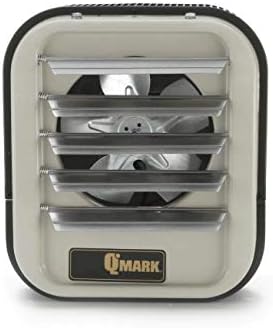 Qmark MUH102 Self-Contained Unit Heater for Factories Warehouses, Garages, Loading Docks, and Industrial Settings, 10000 Watt, 240 Volt, Beige