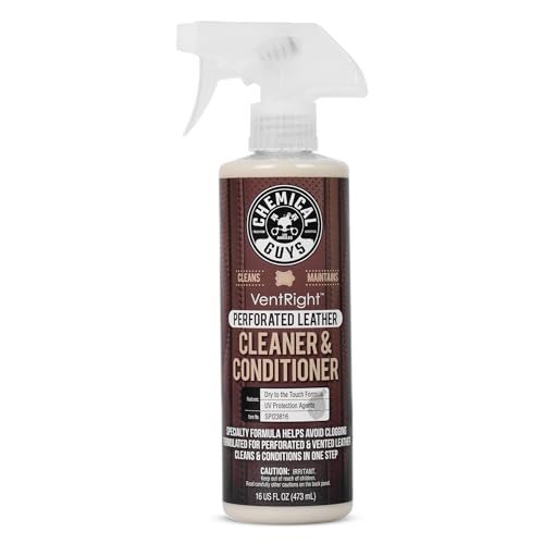 Chemical Guys VentRight Perforated Leather Cleaner and Conditioner Deep Cleaning Leather Cleaner for...