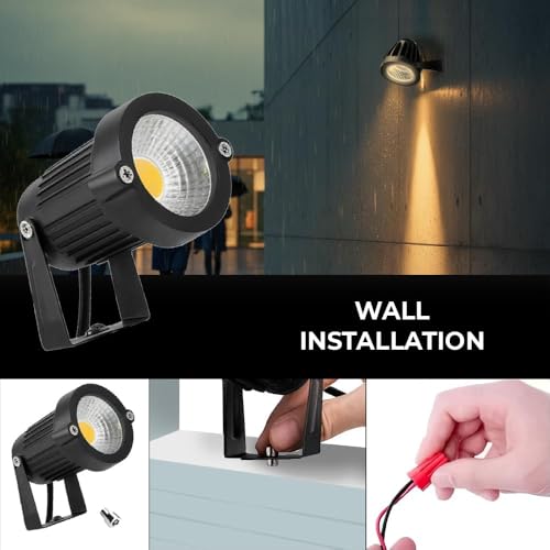 Image of CBK 5W Garden Lights Outdoor Waterproof | LED Garden Light Warm White | Aluminium Body Pathway Light for Steps, Lawn, Patio, Porch, Villa | IP65 Certified | 55,000 Lifespan Hours Pack of 1