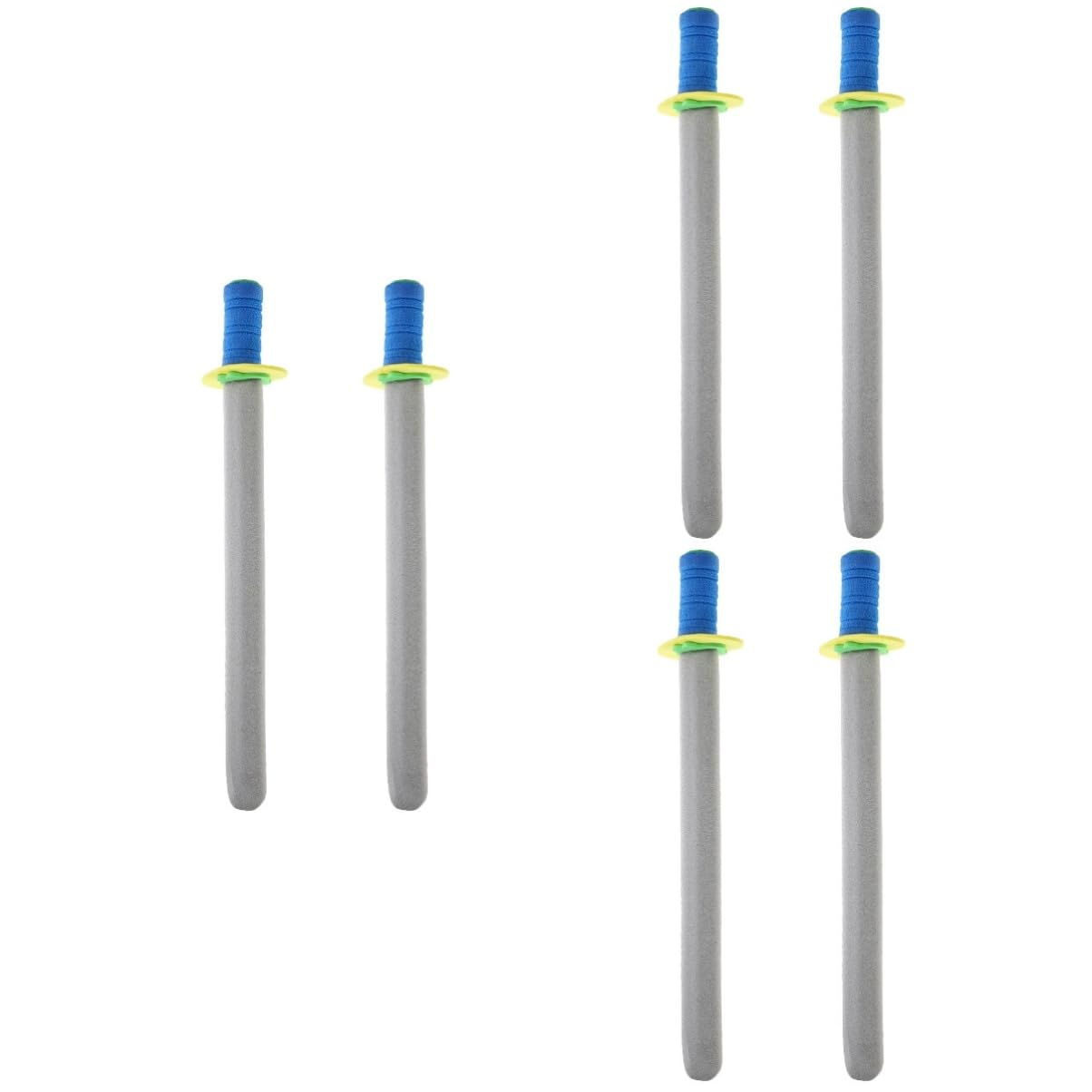 Abaodam 3sets 2pcs Foam Sword Plaything Safe Training Sword for Fencing Performance Cosplay Pirate Parties Stage Props Rounded Edges for 2pcs*3