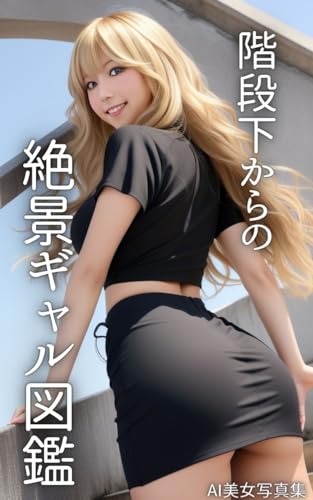 階段下からの絶景ギャル図鑑