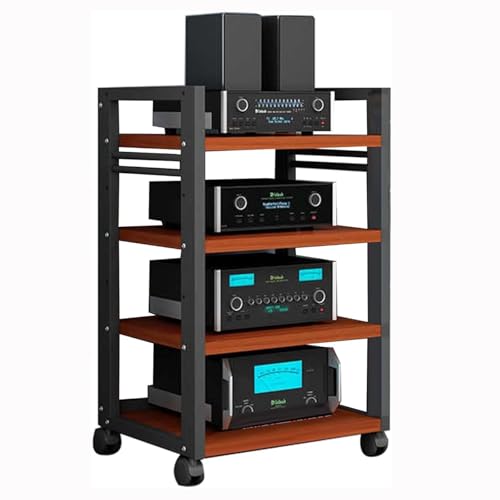 Mueble para mezcladores y grabadoras de cinta con gestión de espacio