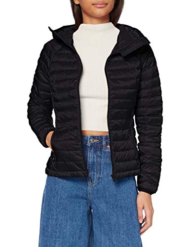 United Colors of Benetton 2AOB53615 Giacca, Nero 100, 42 Donna
