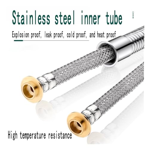Manguera de ducha sin fugas MZD de acero inoxidable flexible de 1.5m para baño moderno 3